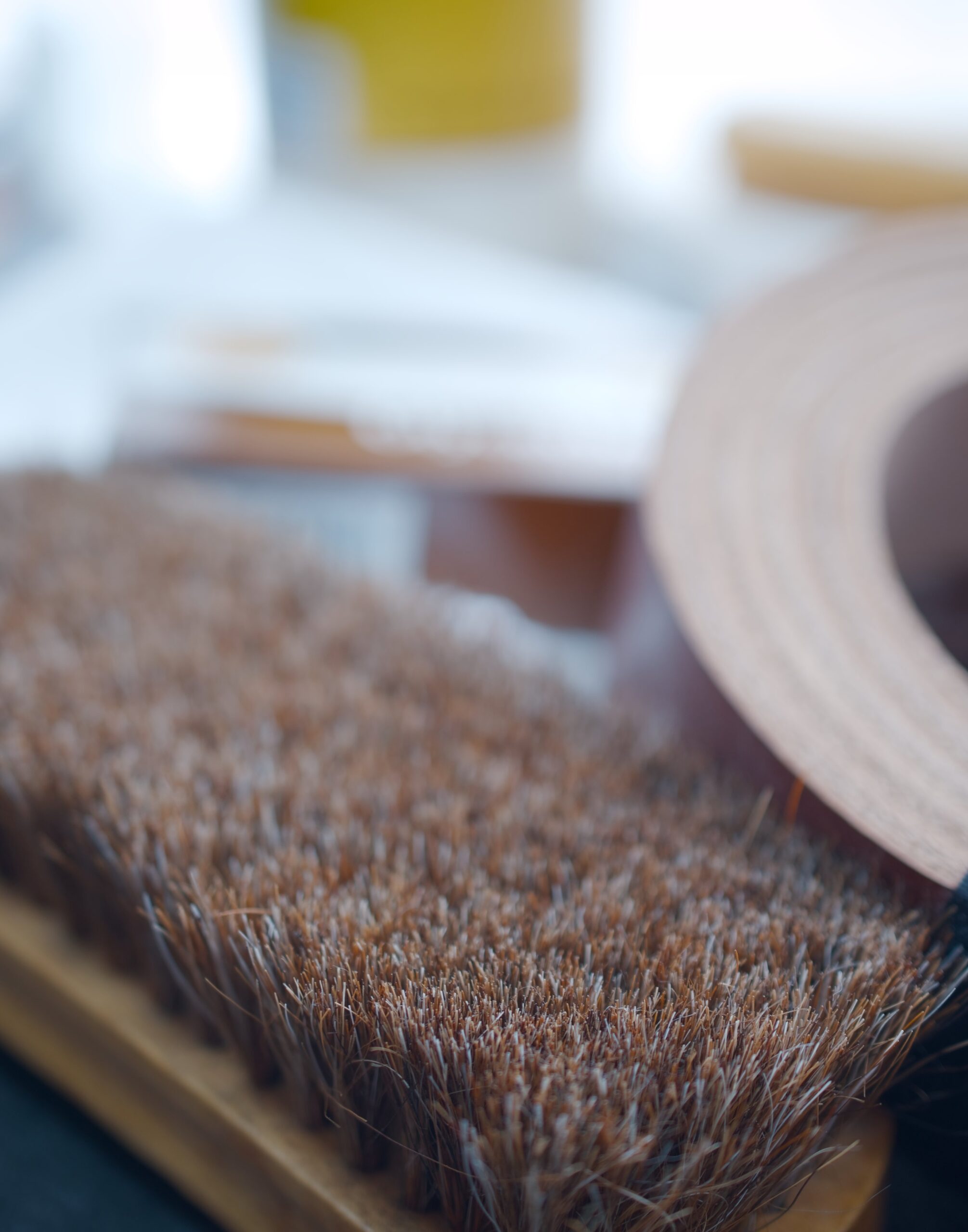 English Bridle Leather contains oils and waxes. With Care these can last a long time